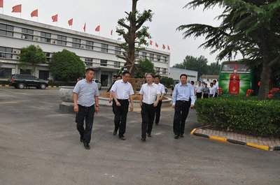 农发行河南省分行党委书记、行长谢文莅临林河酒业和银河棉业调研
